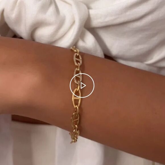 Wanderlust+Co Multi Link Anchor Chain Bracelet - NWT - Picture 3 of 7